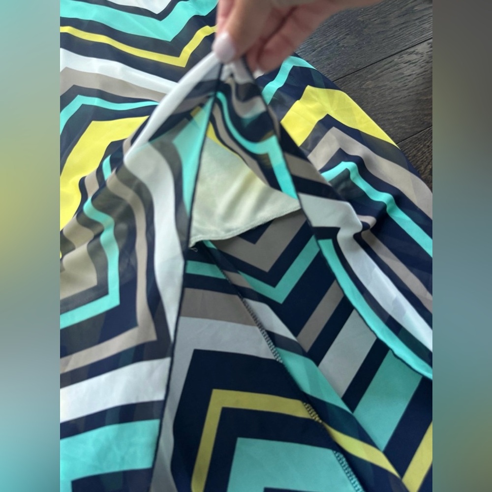 Chevron Pattern High-low Maxi Dress - Picture 2 of 4